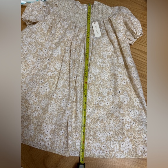 Noralee Daphne Dress Spring Fields Floral Smocked Puff Sleeve Dress Size 8Y NWT - Picture 10 of 15